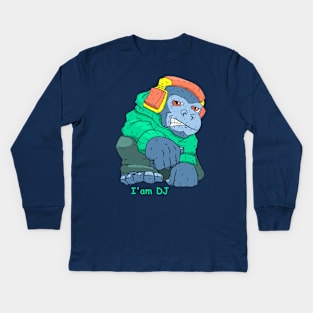 I'am DJ Kids Long Sleeve T-Shirt